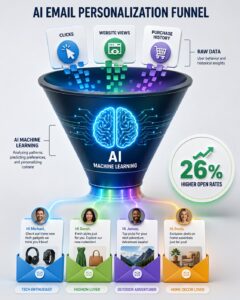 AI Email Personalization Funnel